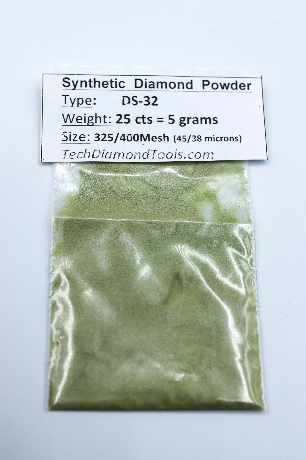 TechDiamondTools Diamond Powder 325 Grit 45-38 Microns, 25 cts = 5 Grams