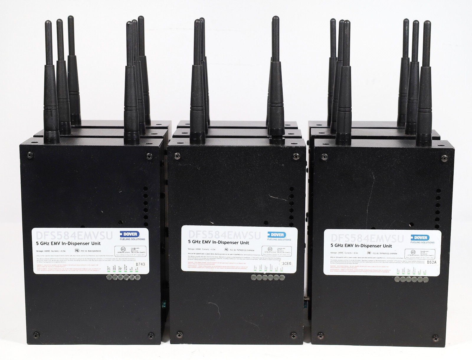 (Lot of 9) Dover Fueling Solutions DFS584EMVSU 5 GHz EMV In-Dispenser Unit