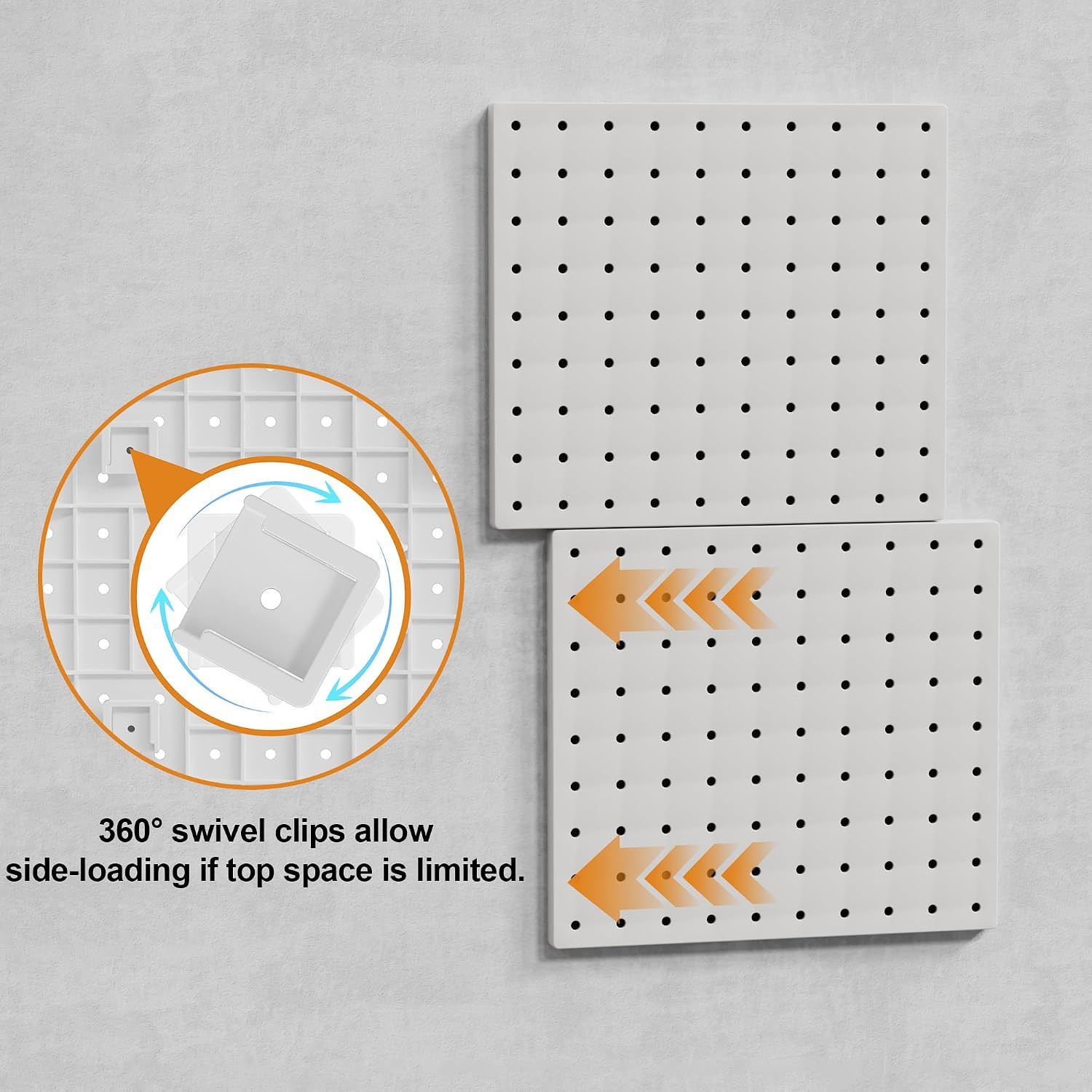 Pegboard Combination Kit – Pegboards and Accessories Modular Hanging for Wall…