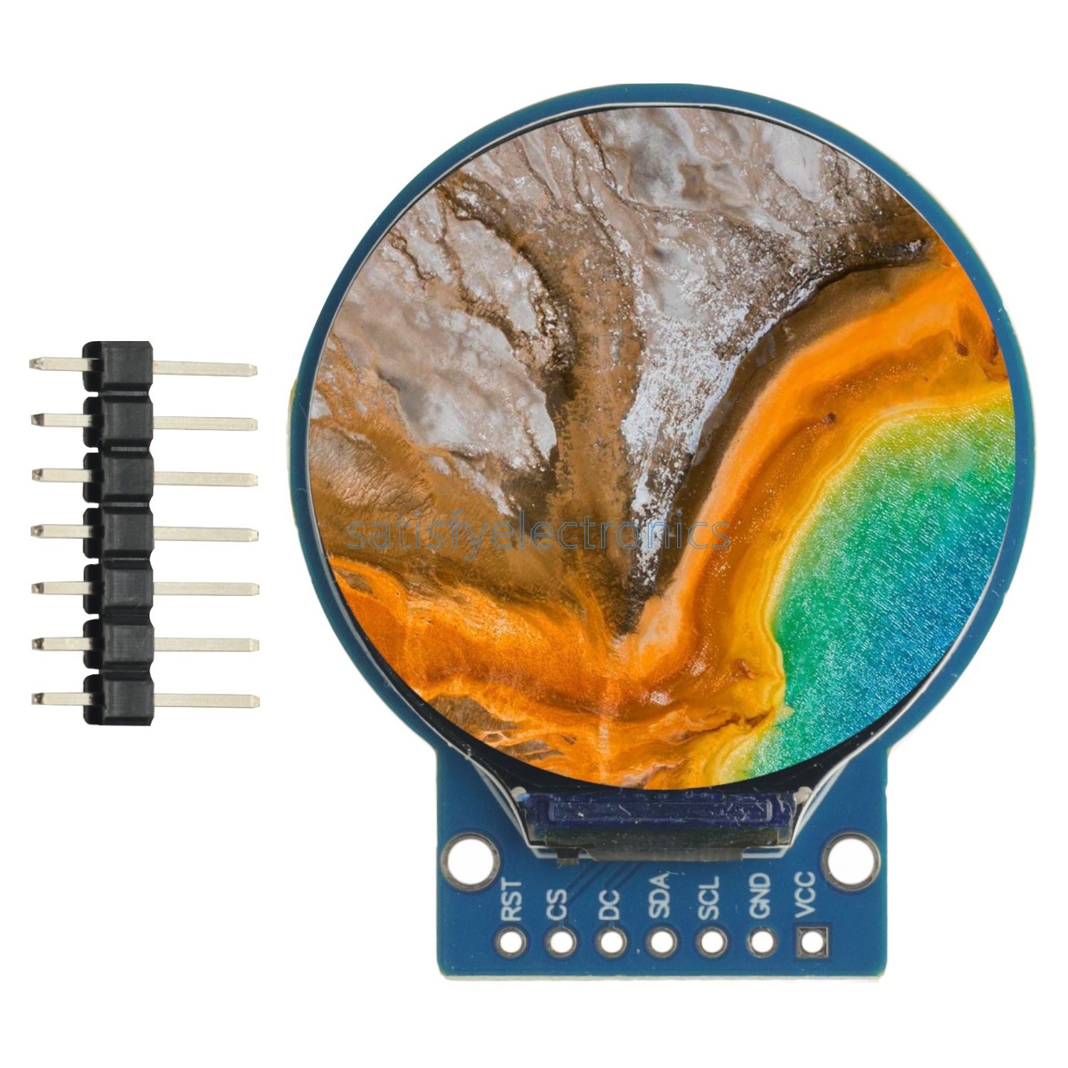 TFT Display 1.28 Inch IPS TFT LCD Display Module Round 240*240 GC9A01 Driver NEW