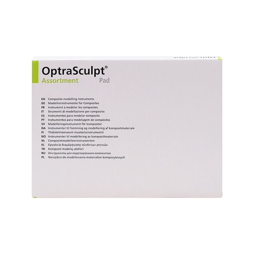 Dental OptraSculpt Foam Pads Kit Veneer Composite Resin Filling Spatula Handle