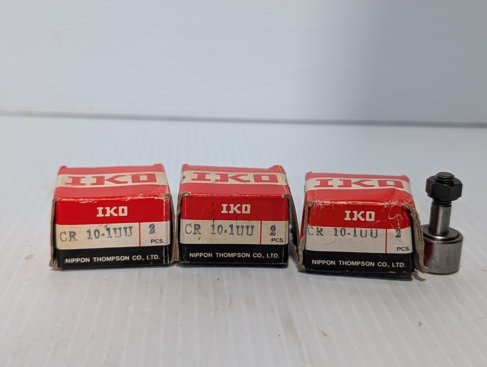 Lot of 3 IKO CR10-1UU Cam Follower Bearings – Free Returns