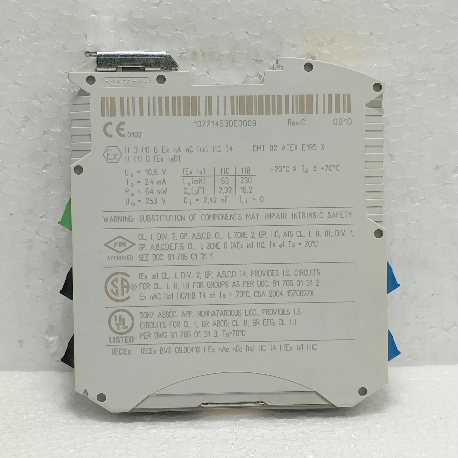 R. STAHL 9170/20-10-11s Switching Repeater 2-Channel 24VDC ISpac Relay NIB