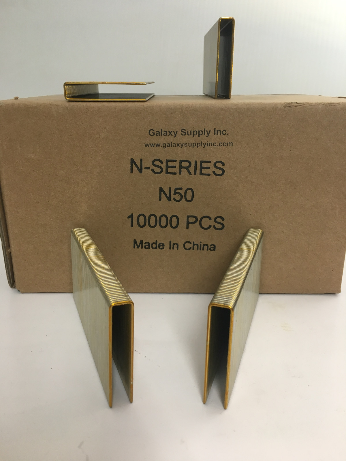 7/16 Crown 16 Gauge Staples 2″=N50 N Series 10,000pcs/case