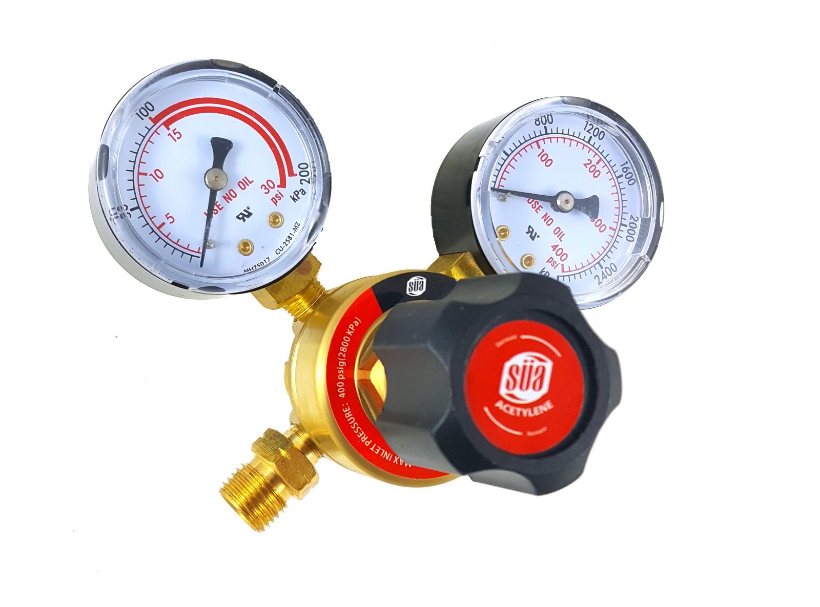 SÜA – Oxygen and Acetylene Regulators Welding Gas Gauges – Rear Entry – LDP
