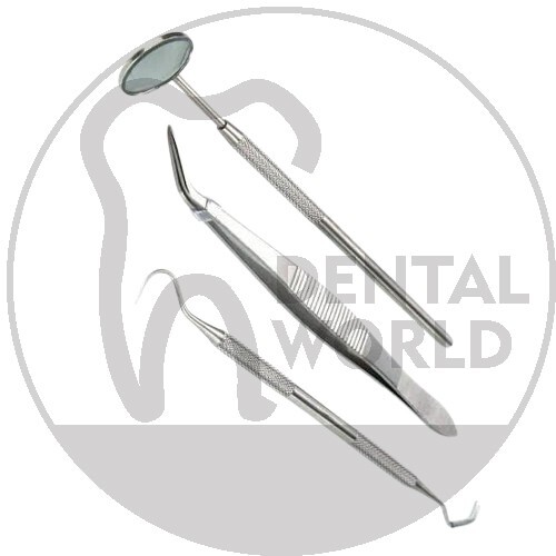 Basic Dental Examination Kit mirror explorer tweezer