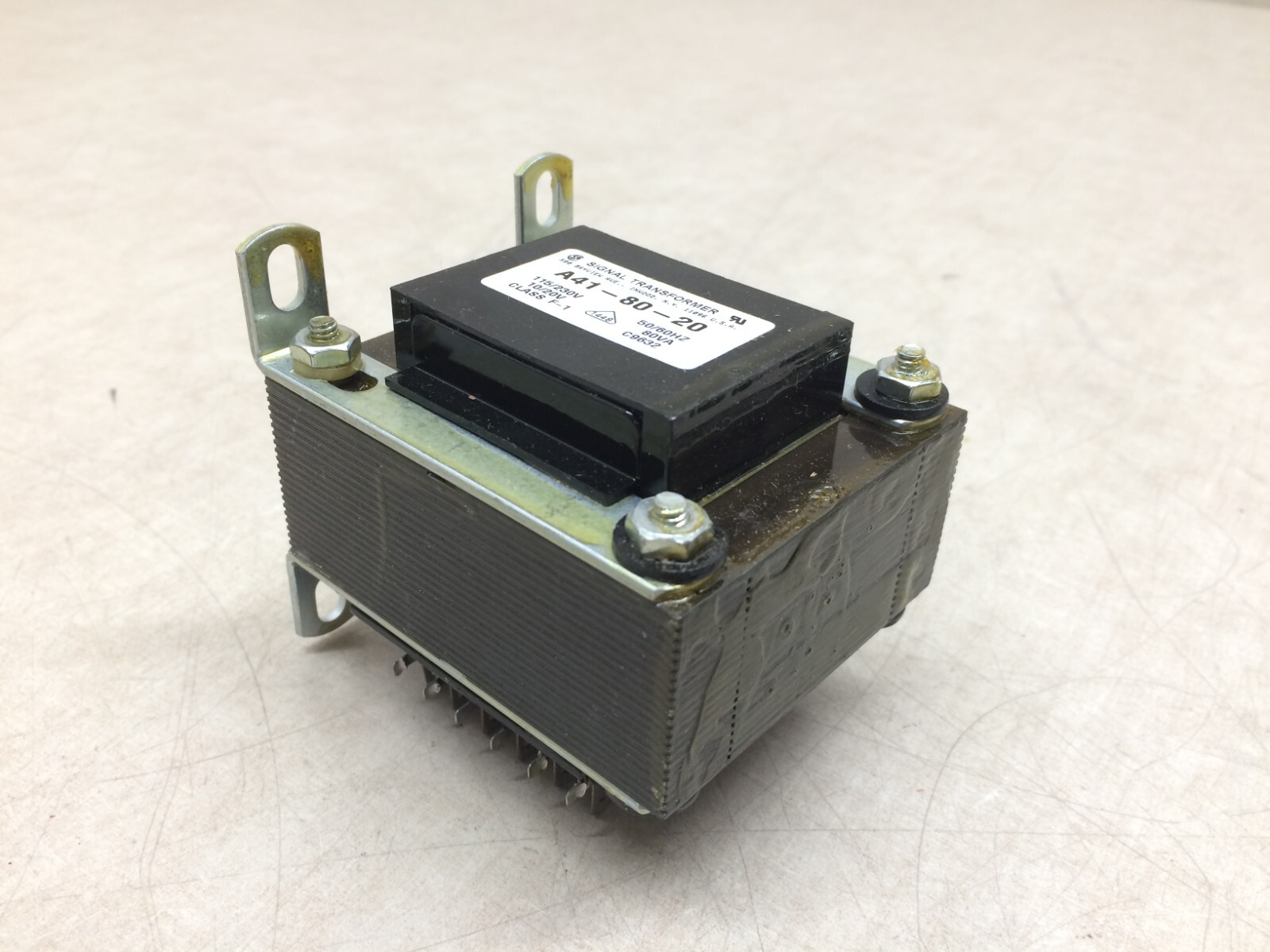 Signal Transformer A41-80-20 115/230V 10/20V 50/60Hz 80VA C9632 Bel A41 Series