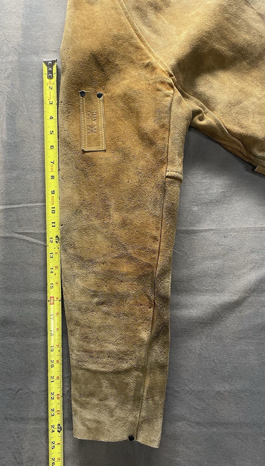 Vintage Weldmark Cowhide Leather Welding Jacket Brown Size L Back Buckle