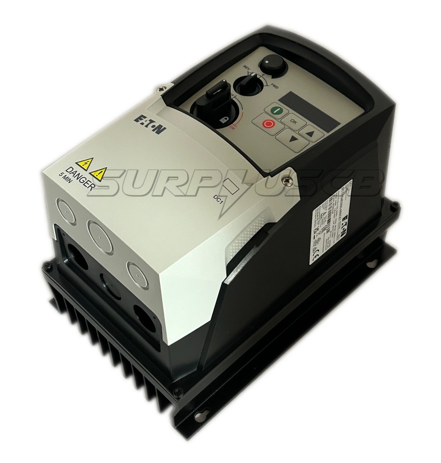 Eaton DC1-1D4D3NN-A6SCE Frequency Drive, 115Vac, 1Ø In/240V 3Ø Out, 1HP, 4.3 Amp