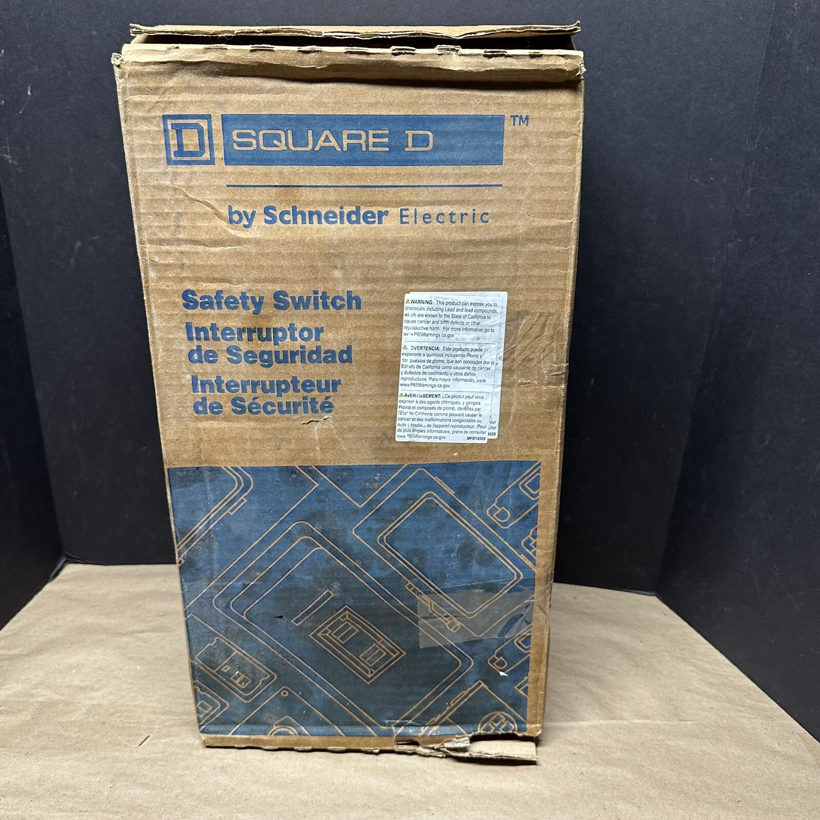 NEW SQUARE D HU362RB NON-FUSED SAFETY SWITCH 3R OUTDOOR 60 A 600 V