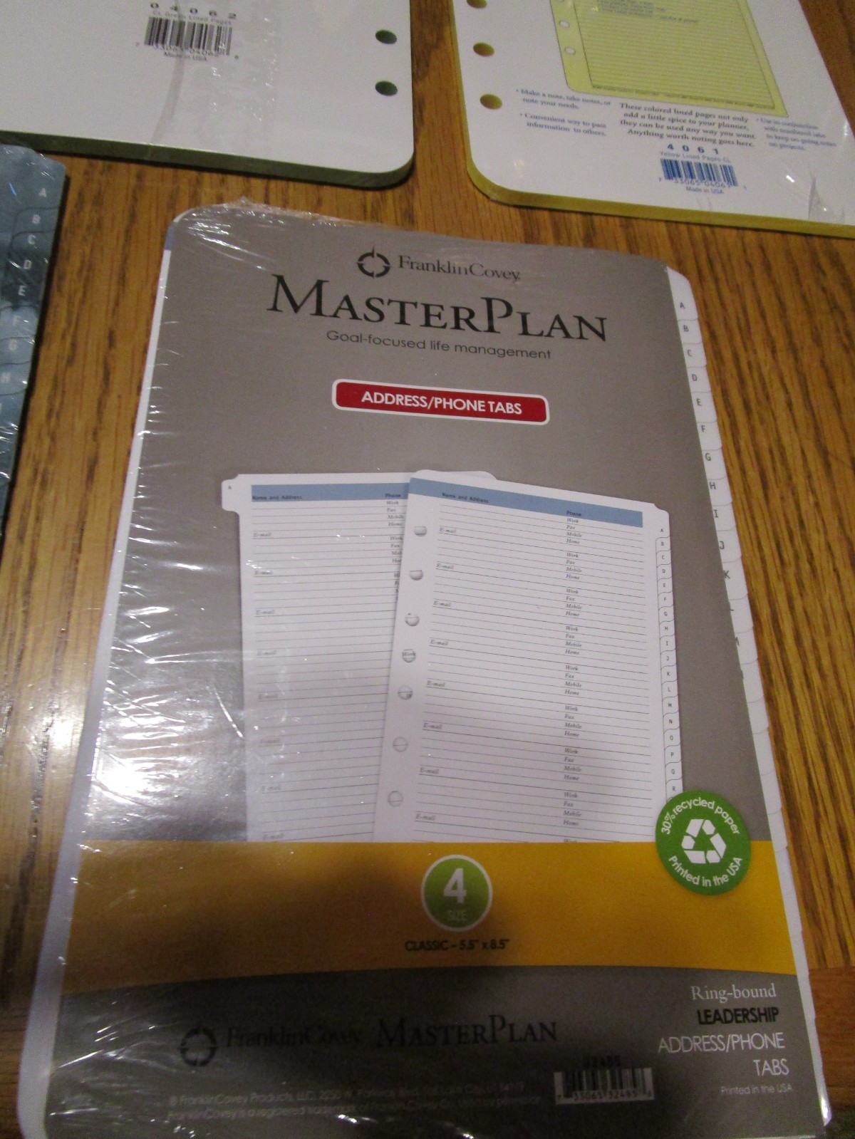 6 FRANKLIN COVERY QUEST MISCELLANEIOUS REFILL PAGES FOR PLANNERS NIP
