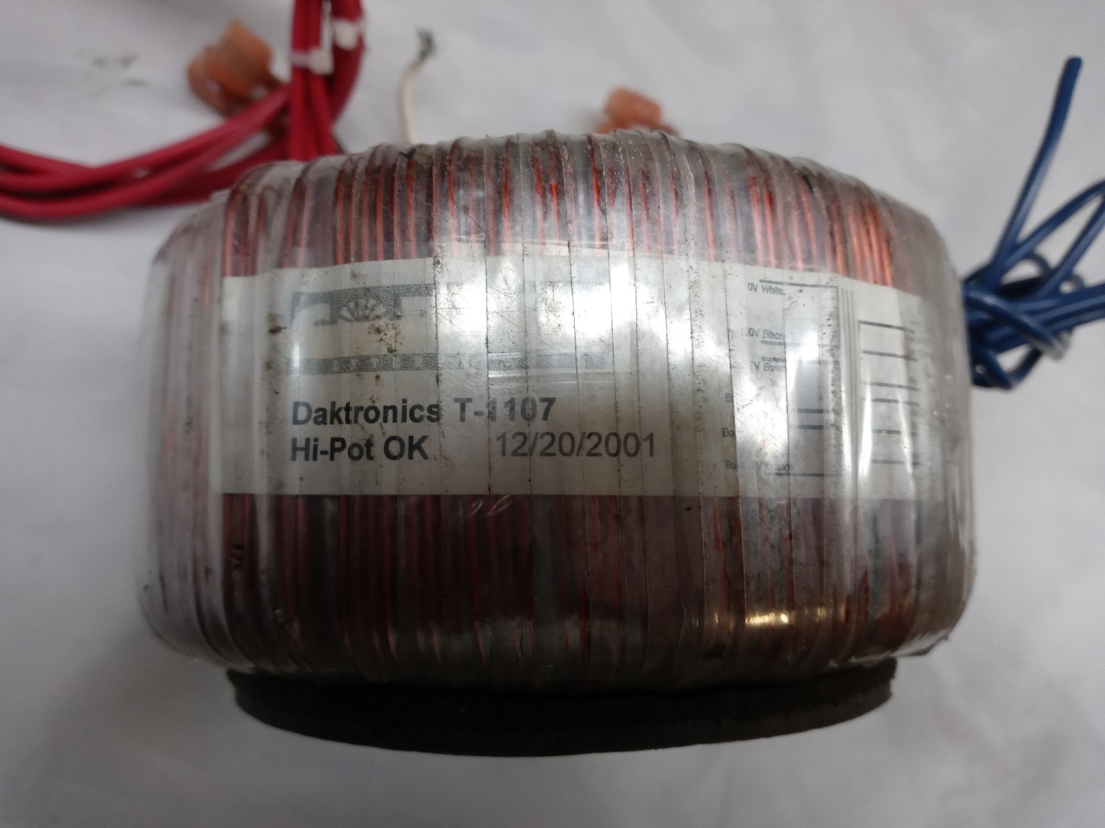 Toroid Transformer 24 VAC 12 Amps Center tap X 2 600VA