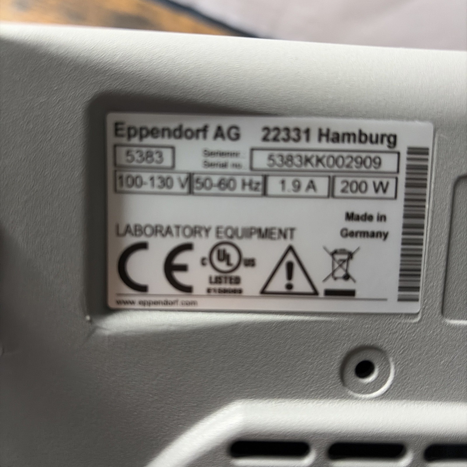 Eppendorf ThermoStat C 5383 With 50mL Smart Block – Fully Tested – Excellent