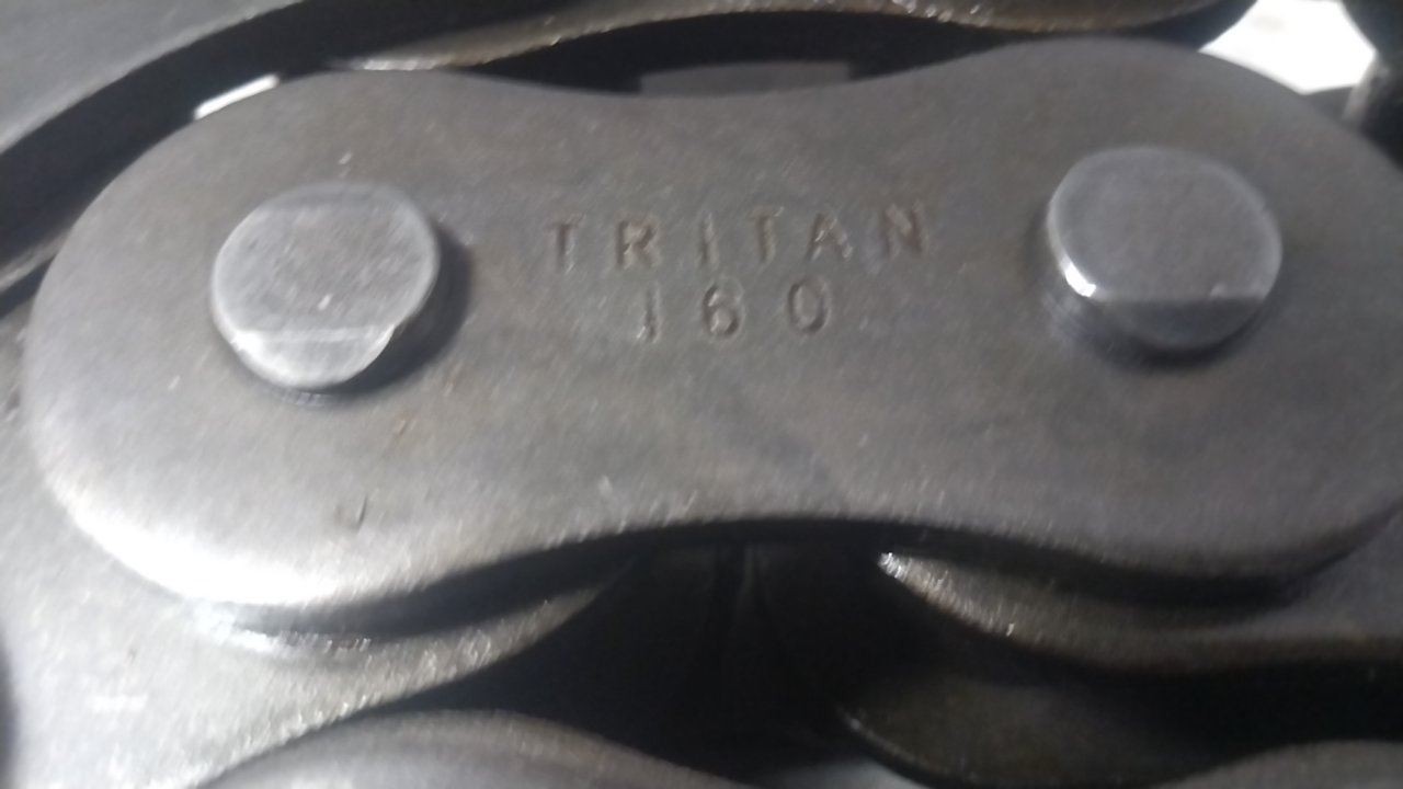Tritan 160-1R X 10FT 10 Ft Overall L 2 In Pitch 1-1/8 In Roller Dia Roller Chain