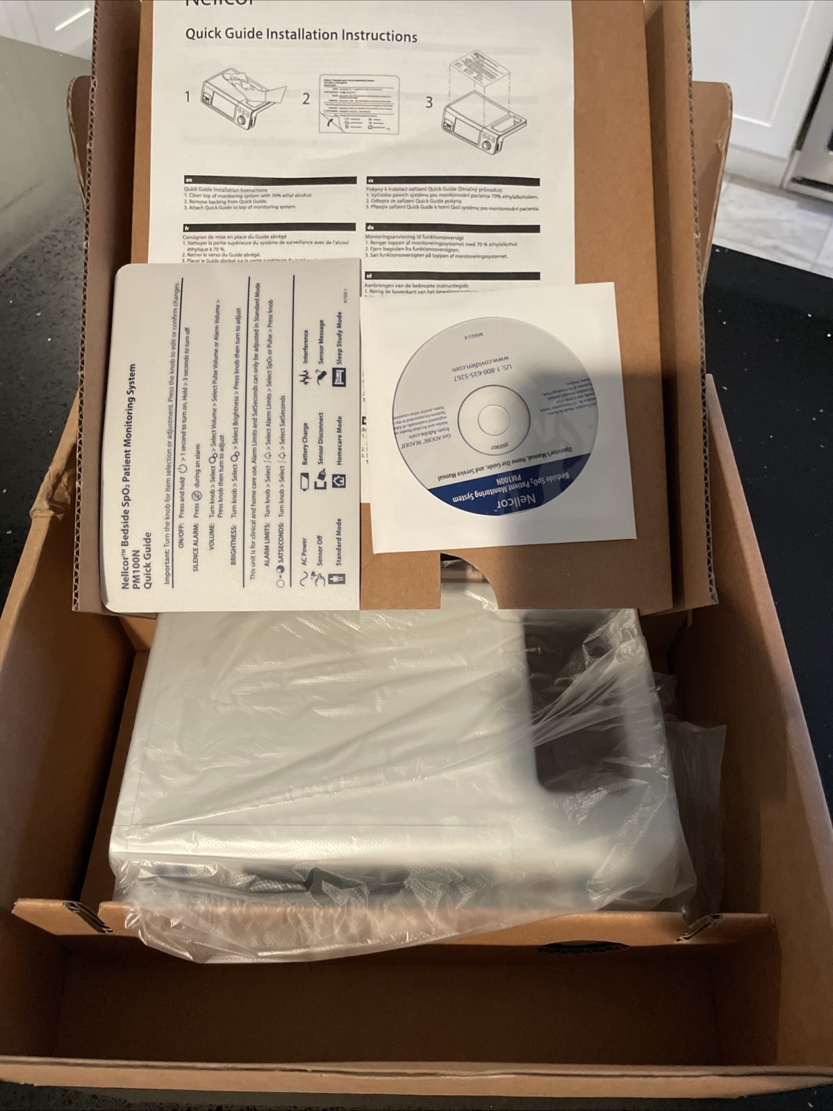 Covidien Nellcor PM100N SpO2 Bedside System