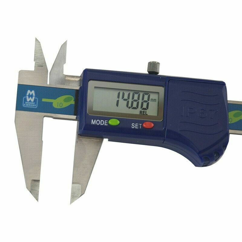 Moore & Wright 0-6″ Inch / 0-150mm Waterproof Digital Vernier Caliper 110-15DIP