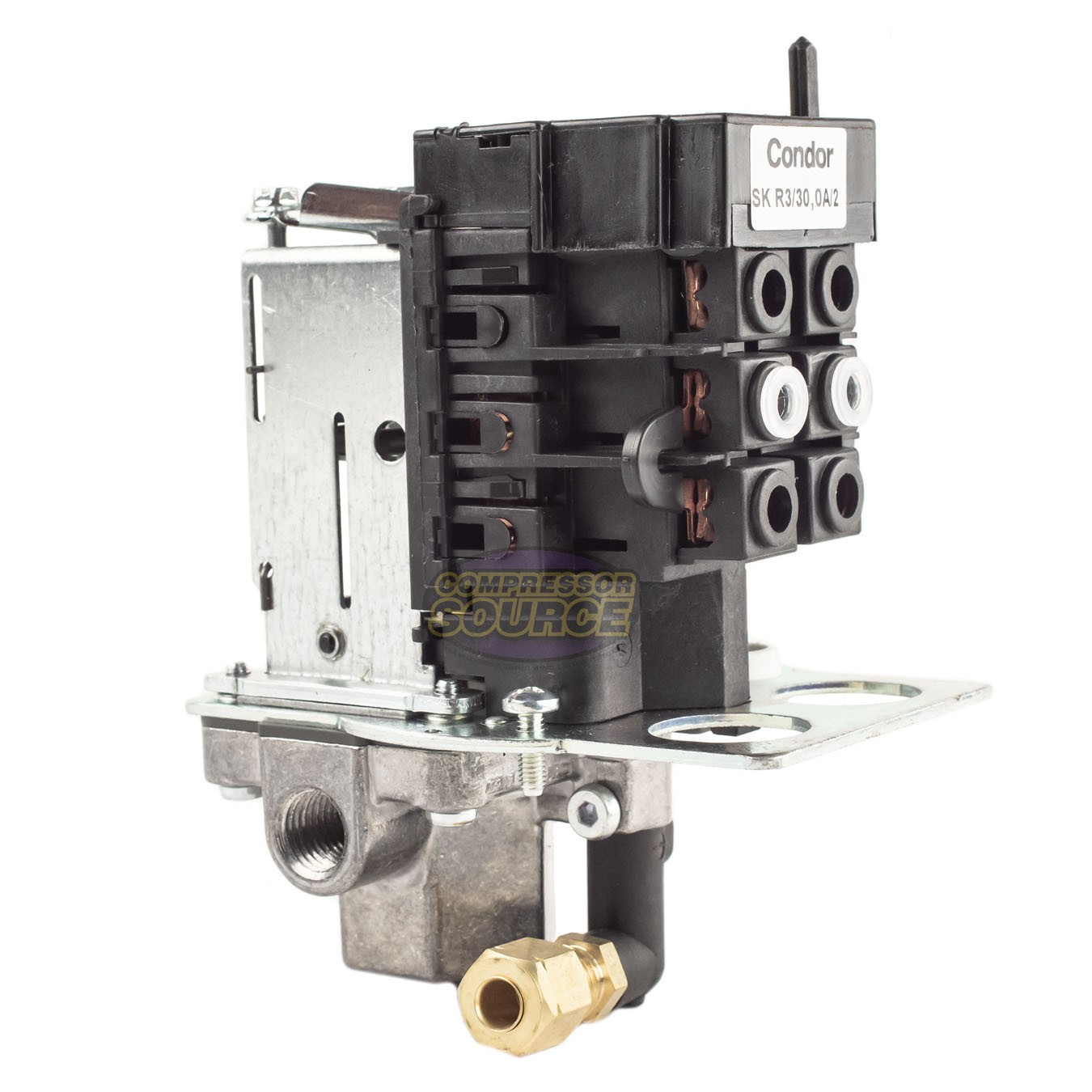 Condor MDR3/11 120-150 PSI 4 Port Pressure Switch Adjustable Overload 1/4″ FNPT
