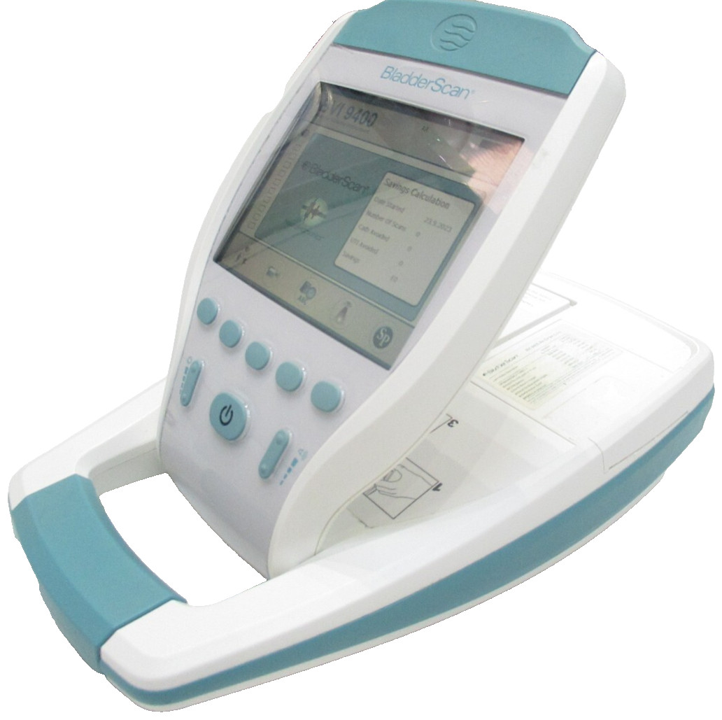 Verathon REF BVI9400 Bladder Scanner w/ E570-0351 Probe & Charger w 2 battery