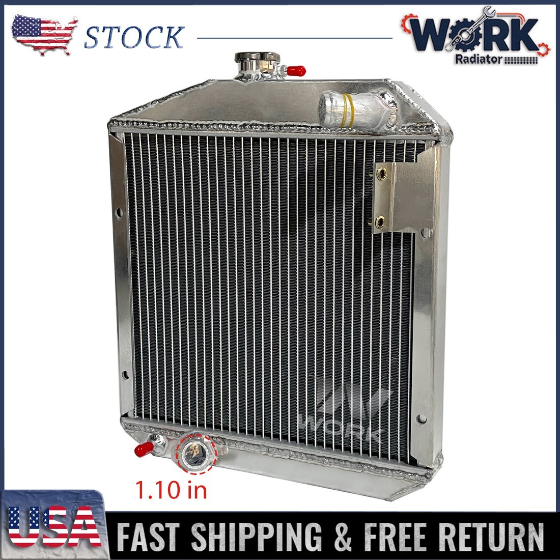 #12468-44500 Radiator For Yanmar 1601 1602 1610 1702 1720 YM1601 YM1602 YM1702