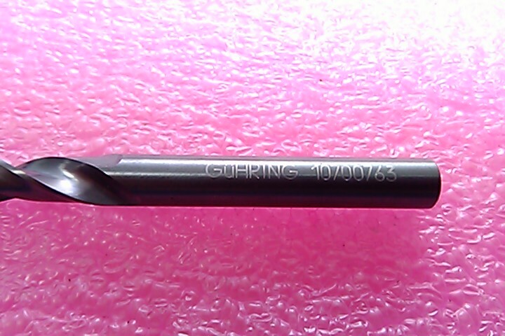 GUHRING Series 730 7.7mm Carbide Screw machine Twist Drill , Type N 730-7.700