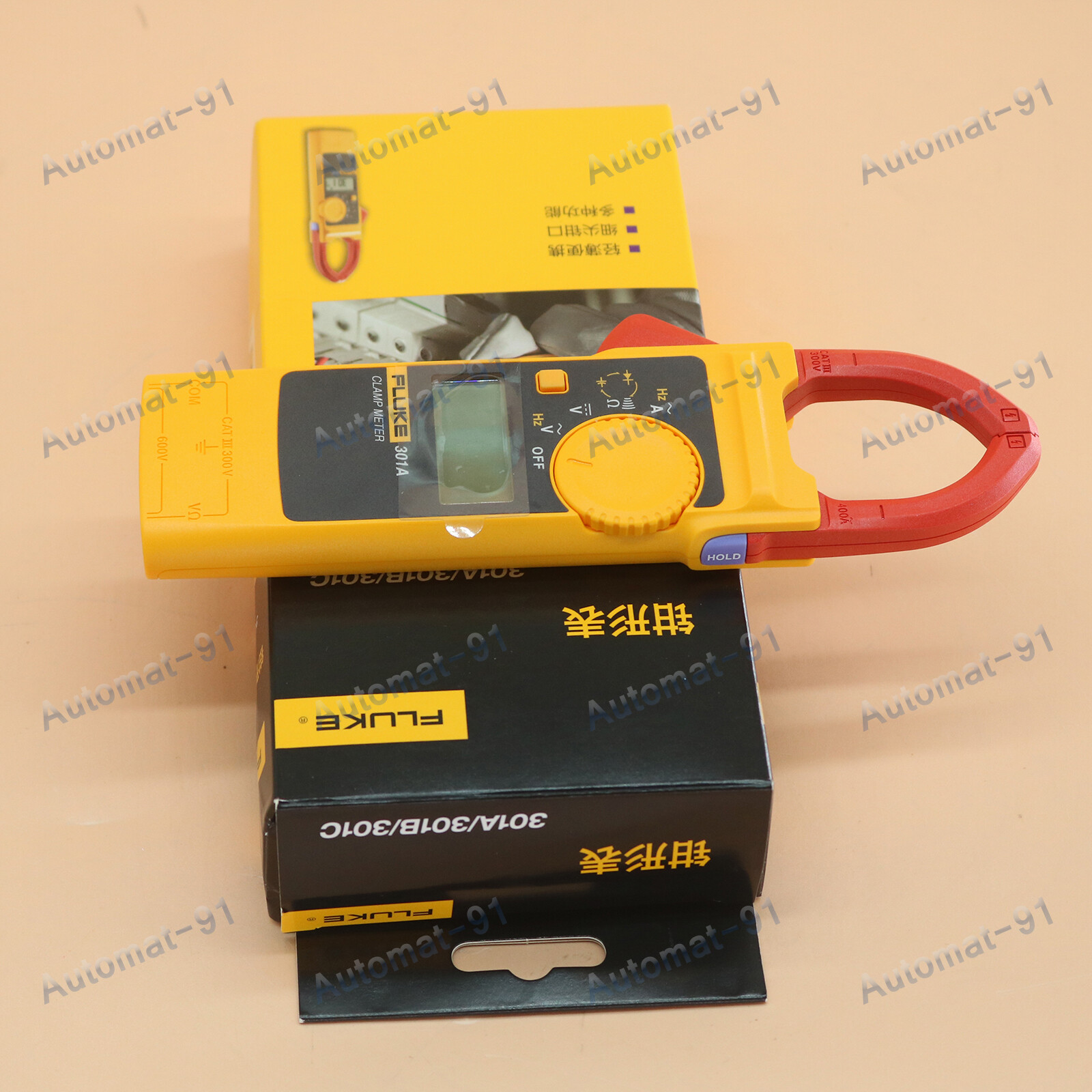 1PC New Fluke 301A AC Digital Clamp Meter Voltage Tester Multitester DHL SHIP