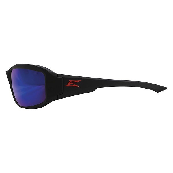 Edge Eyewear Xb138 Brazeau Torque, Safety Glasses, Anti-Scratch, Blue Mirror