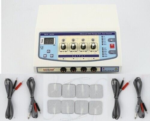 Electrotherapy 4 Channel Therapy Machine Digital Unit Home Use Model Dynopluse $