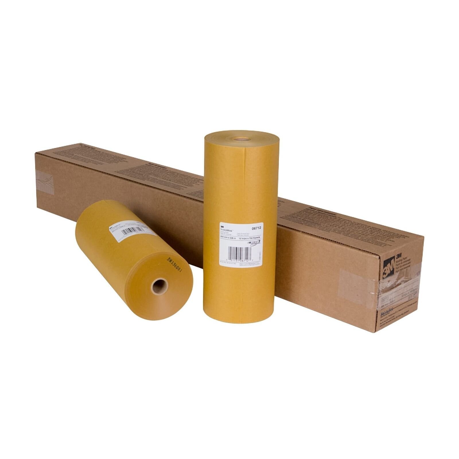 3M Scotchblok Masking Paper, 06712, 12 in x 750 ft (304.8 mm x 228.6 m), 1 Pack