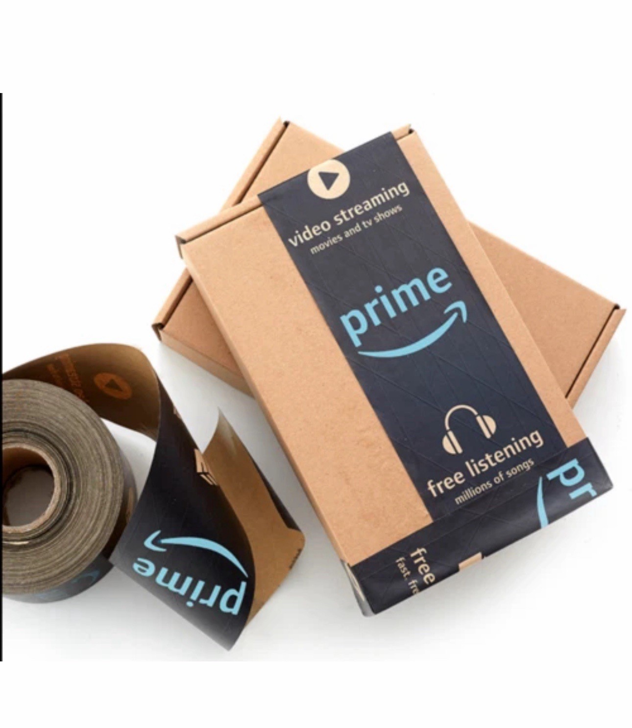 3 Inch X 164 Feet (50 Meter) Self Adhesive Amazon Prime Packaging Tape