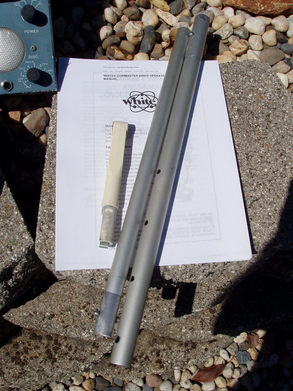 WHITE’S COINMASTER 6000/D SERIES 2 GROUND SEARCH METAL DETECTOR FAIR NO VOLUME