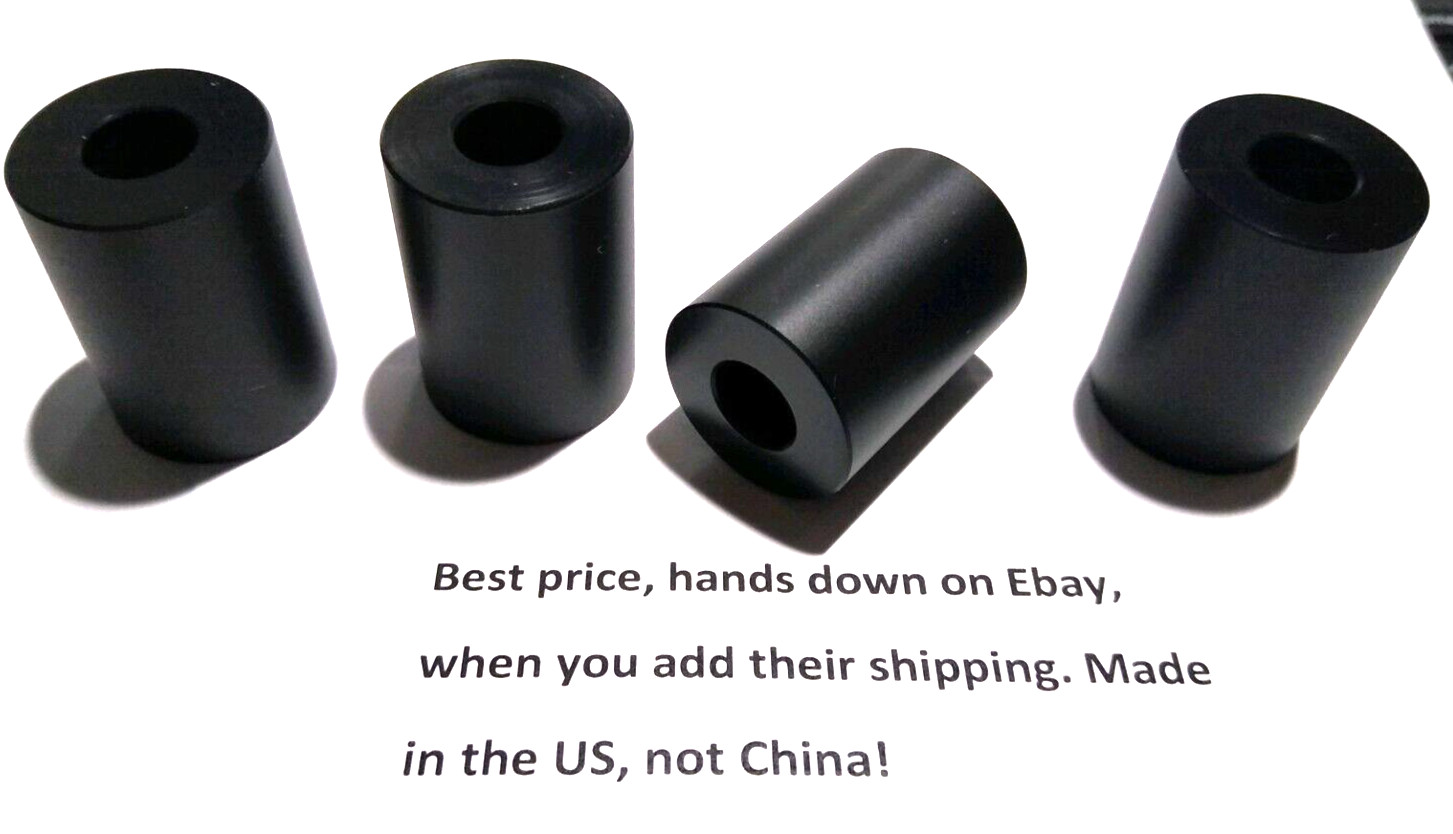 (4) CUSTOM DELRIN SWING ARM BUSHINGS(2 SETS) for ICE BEAR CHAMPION & CT70 clones