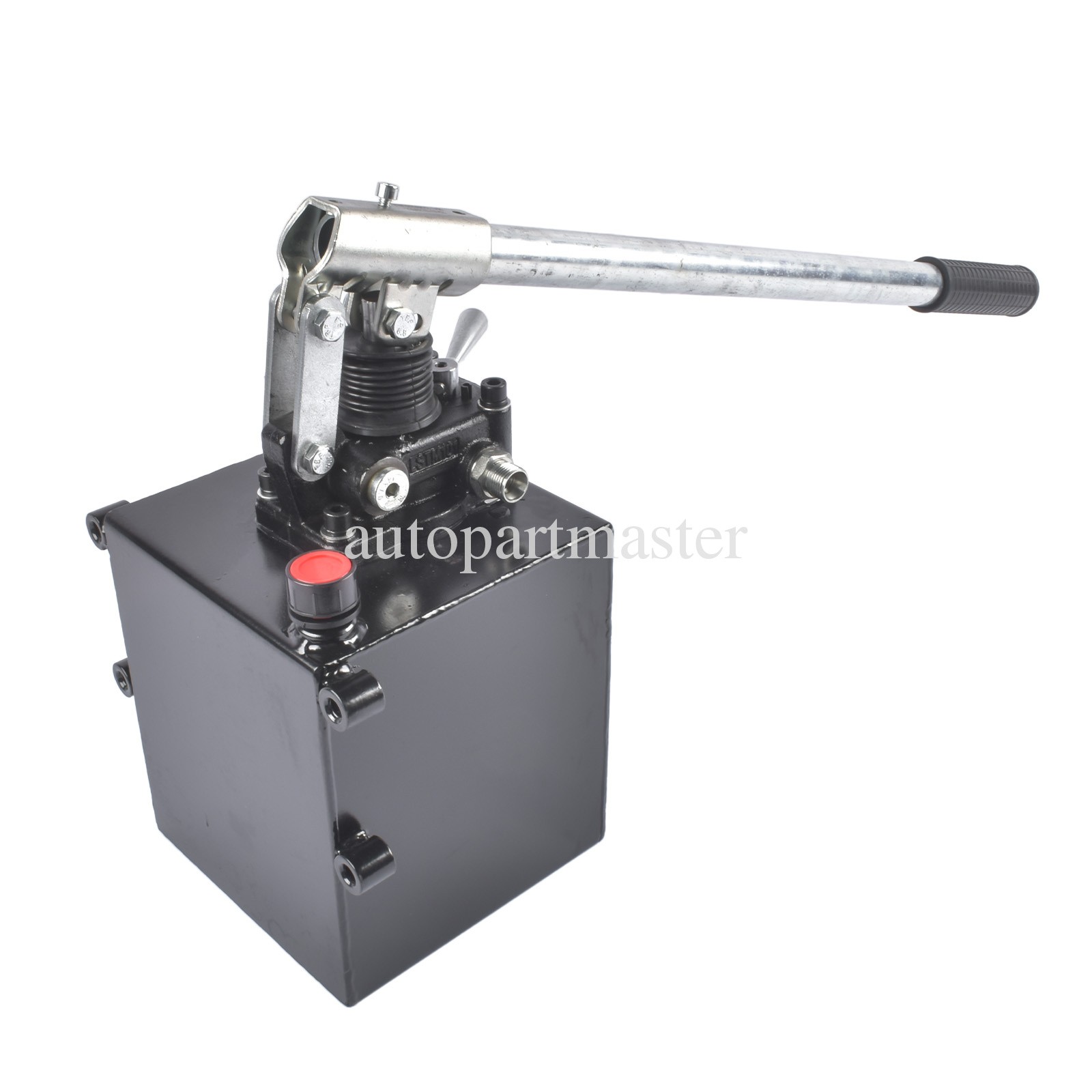 2.7 CID Double Acting Hydraulic Hand Pump & 5 QTs Tank with Changeover Valve NEW