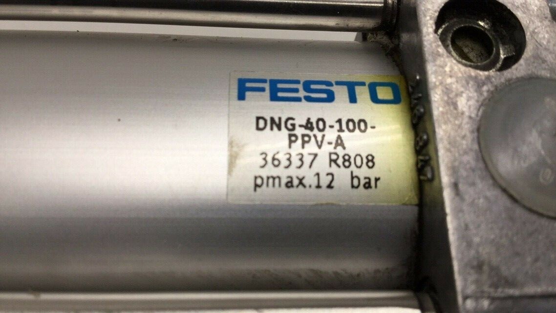 Festo DNG-40-100-PPV-A Cylinder 00036337 / 36337 40mm Bore x 100mm Stroke