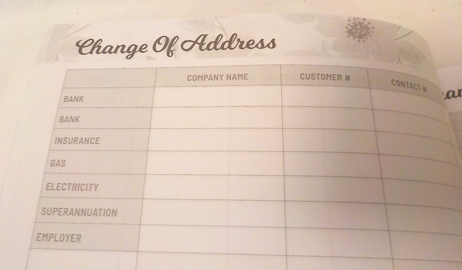 Brand New 2026 MOVING CHECKLIST PLANNER Paperback Organizer 108 Pages 10″ x 8″