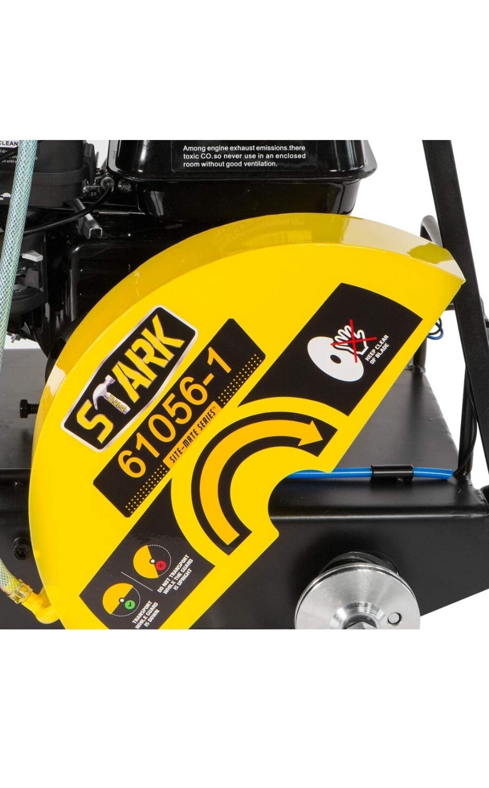 Stark USA 61056-1 Concrete Cutter 14″ Gas 6.5hp Circular Cement Cut Off Saw…