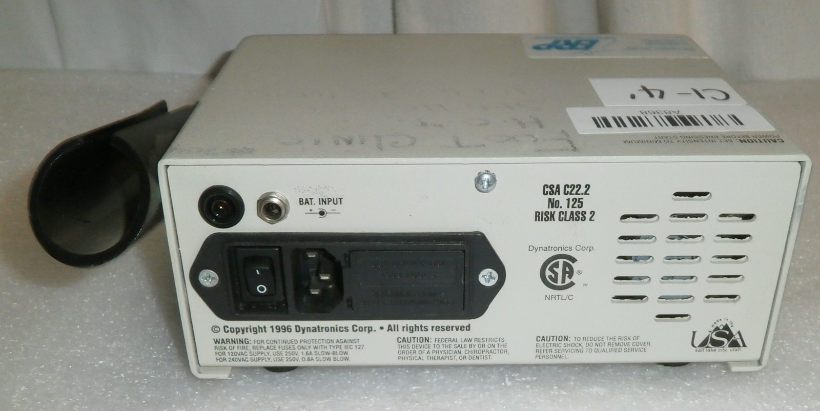 Dynatronics Dynatron 150 Plus Ultrasound Generator DRF-100 D150 (no probe)