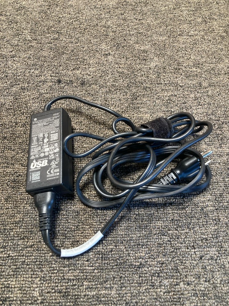 Genuine HP 45W USB-C Type-C AC Power Adapter Charger