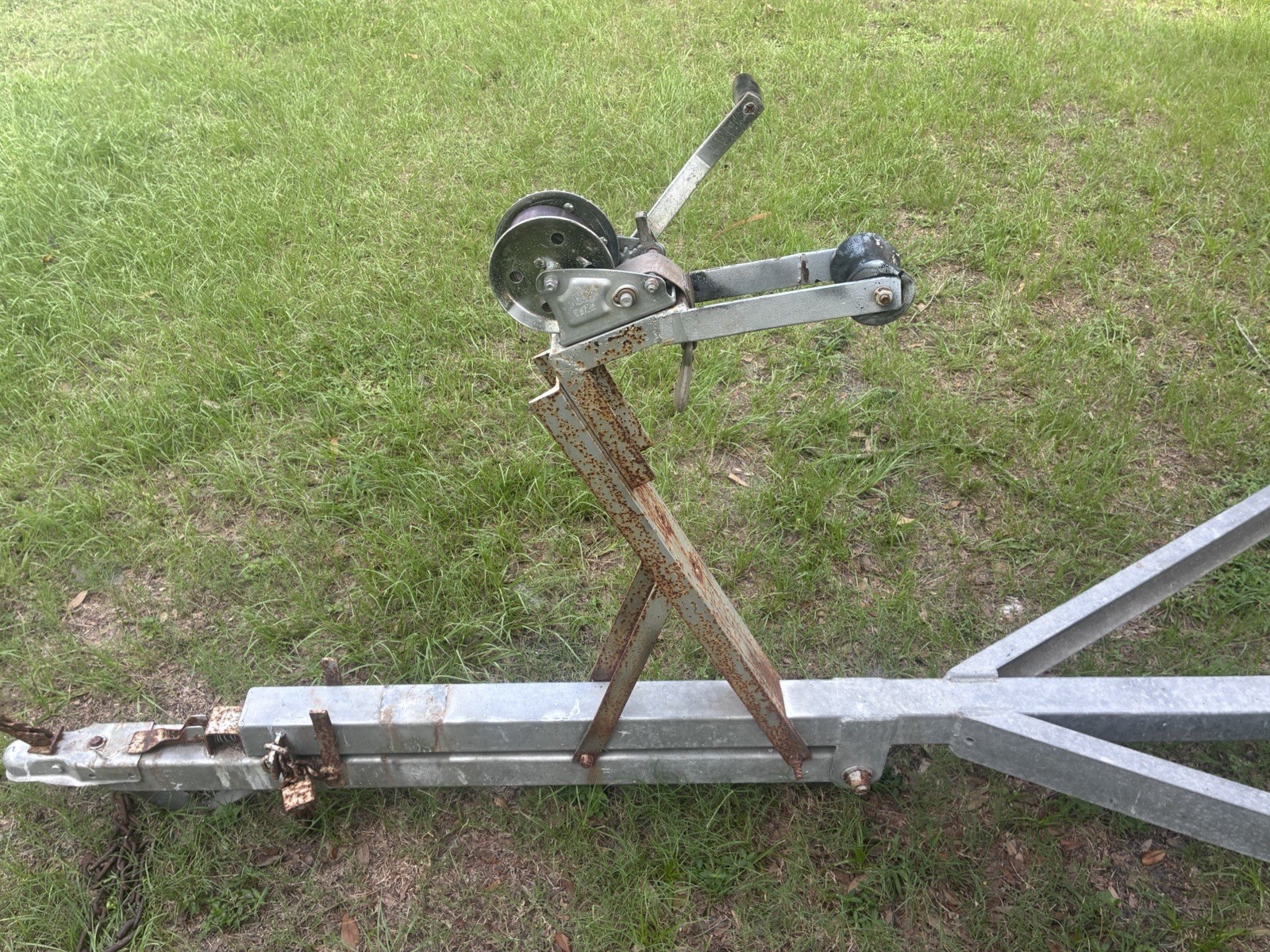 Single Axel Roller Bunk Hybrid Galvanized Boat Trailer