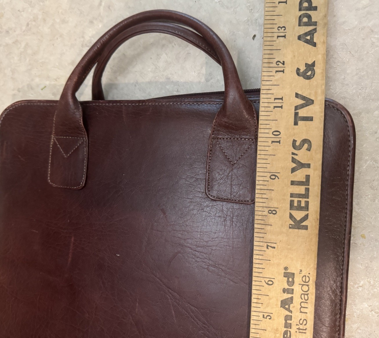 Vintage Franklin Quest Executive Planner Brown Leather 7 Ring Organizer