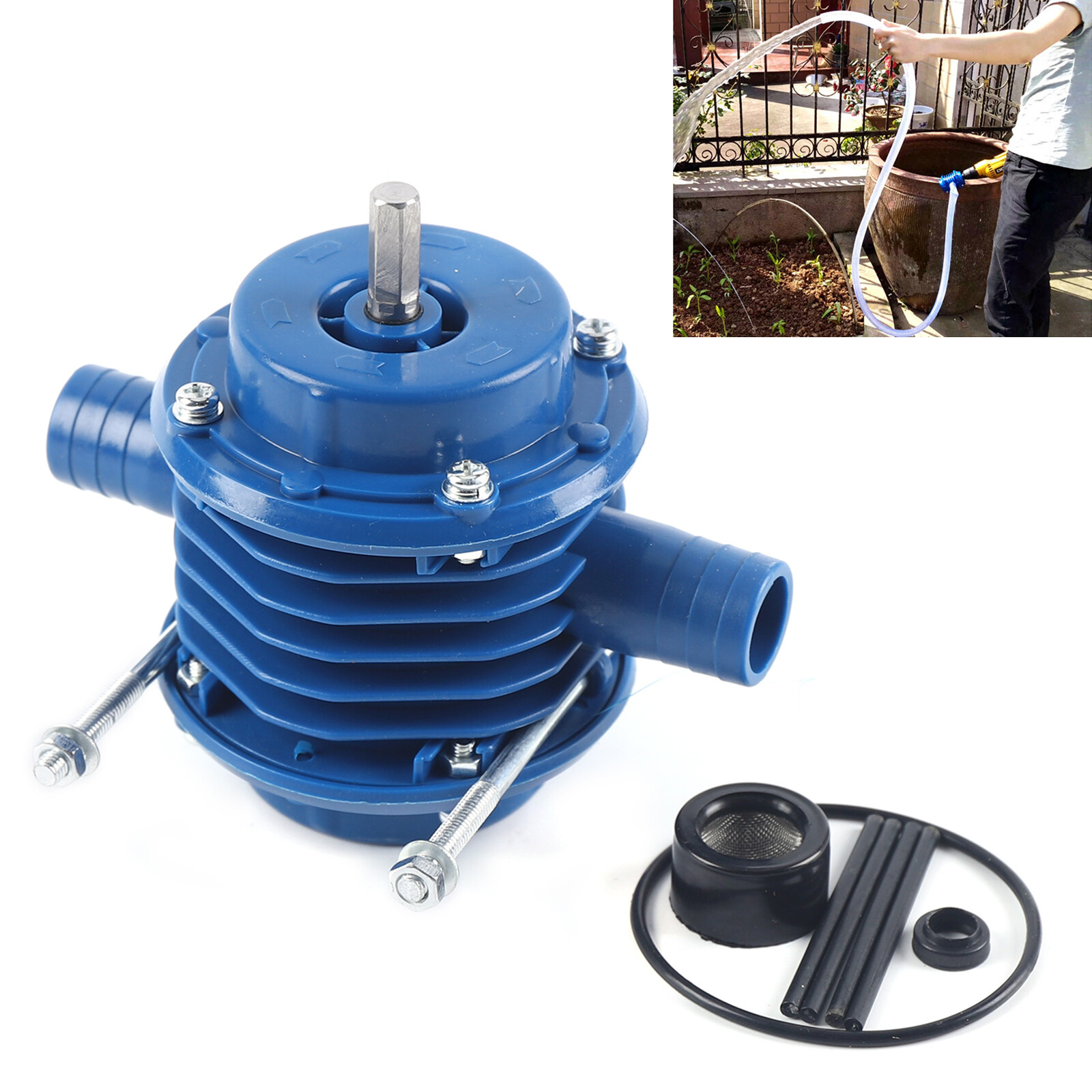 Hand Drill Mini Electric Drill Pump Portable Mini Self-priming Powered Pump