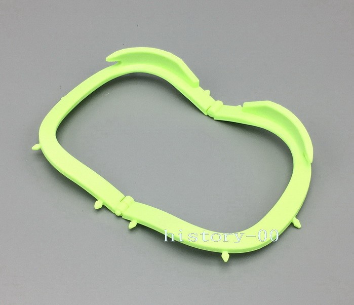Dental Foldable Bracket Frame Plastic Rubber Dam Sheet Frames Oral Barrier Tool