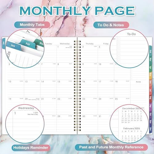 Planner 2025-2025 Planner Weekly and Monthly, Jan.2025-Dec.2025, 2025 Planner