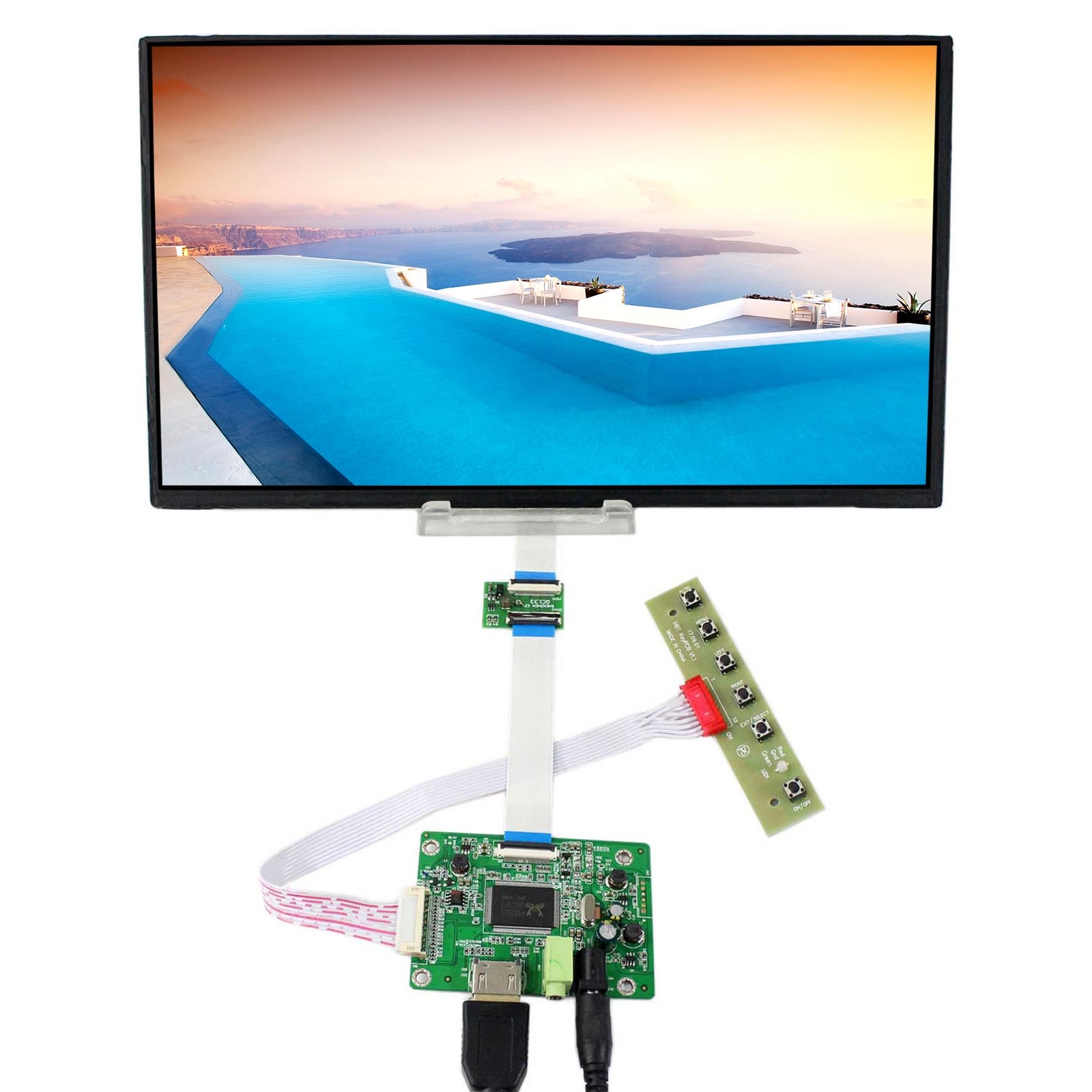 HD LCD Controller Board 13.3 in N133HSE-E21350nit 1920×1080 IPS LCD Screen