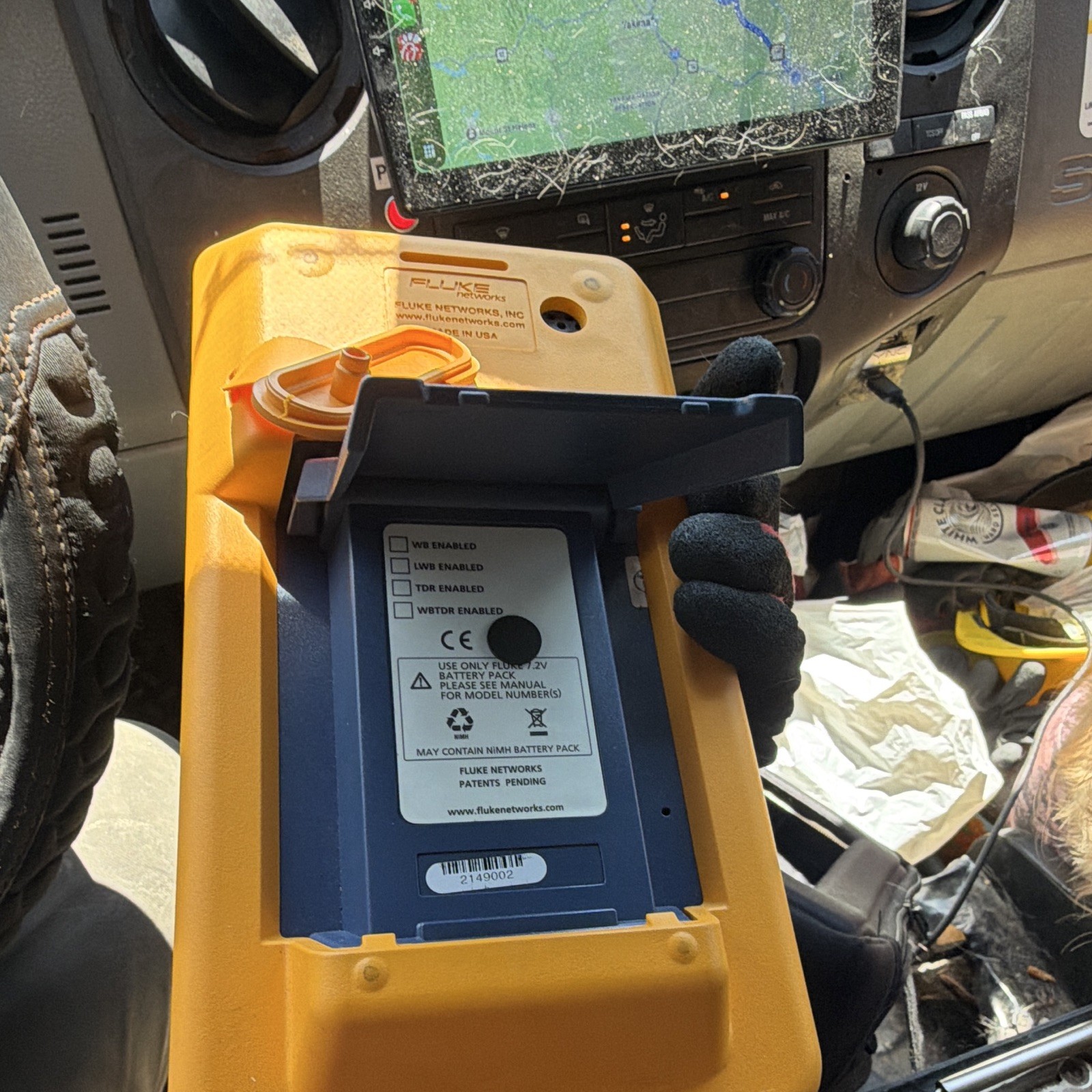 Fluke Networks 990DSL CopperPro DSL Loop Tester Handheld Cable Test Meter