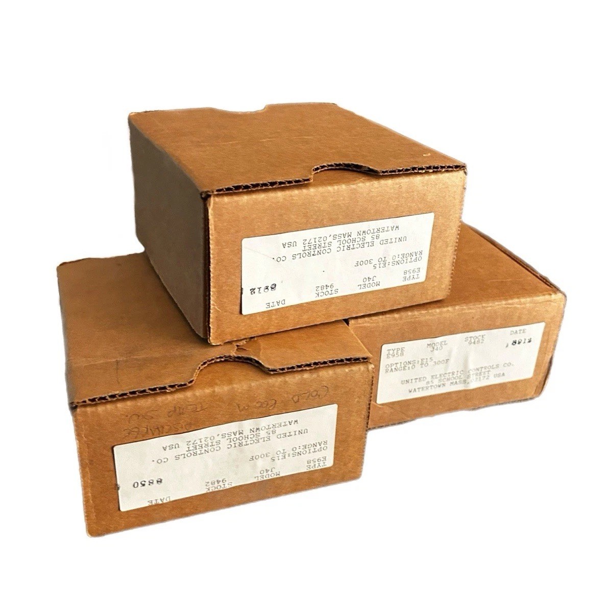 United Electric Type E958 Temperature Control Model J40 0-300F Lot Of 3