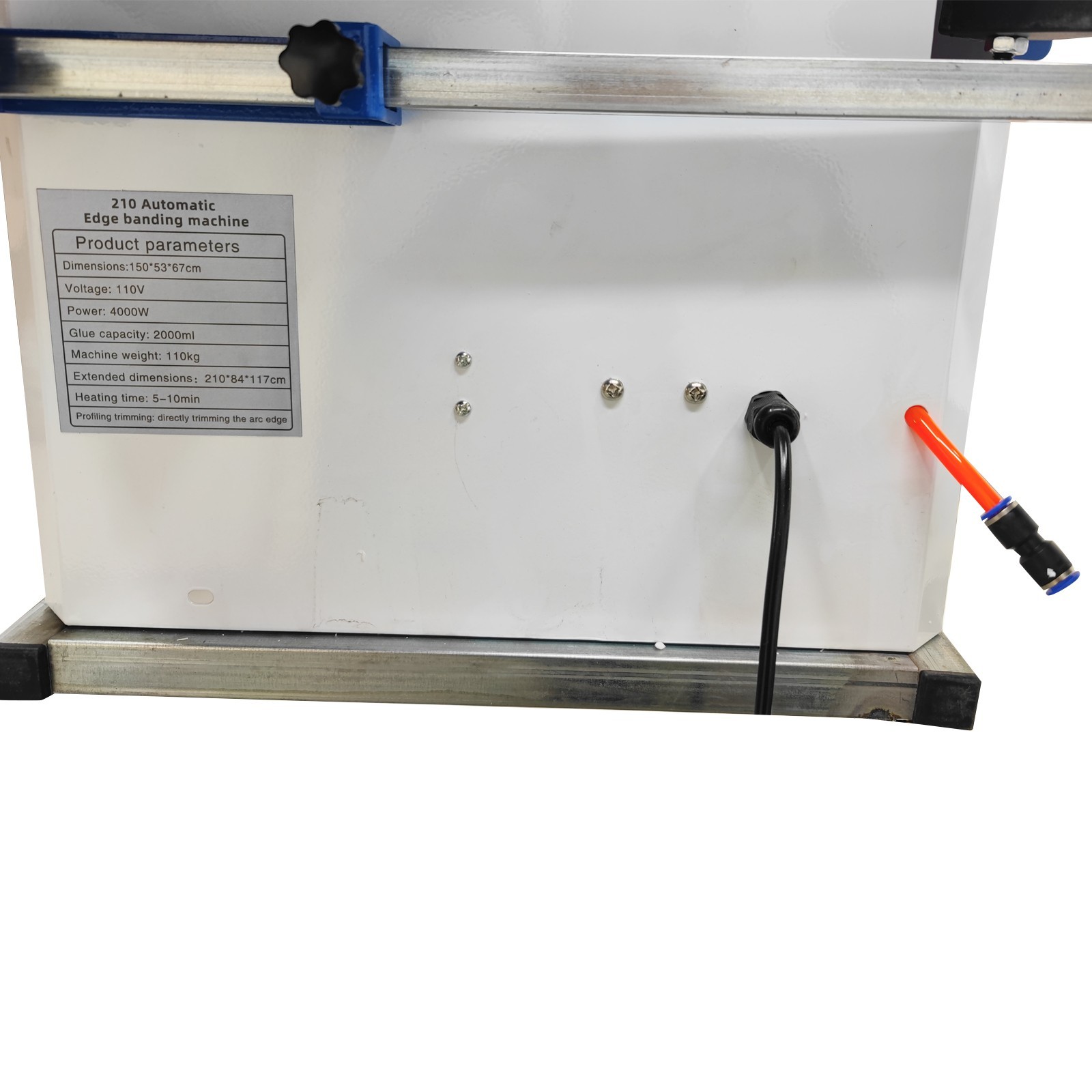 Electric Woodworking Automatic Curved Straight Line Edge Banding Machine 110V