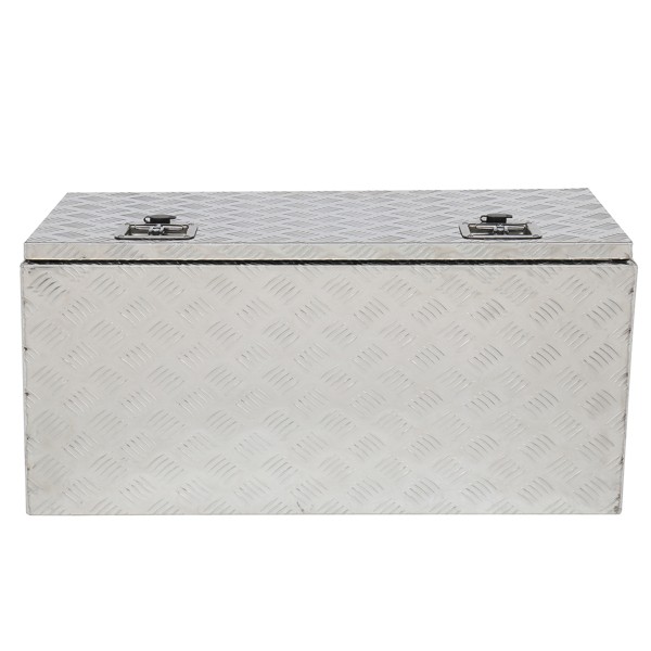 36″ Aluminum Under Body Toolbox 5 Bar Tread Silver