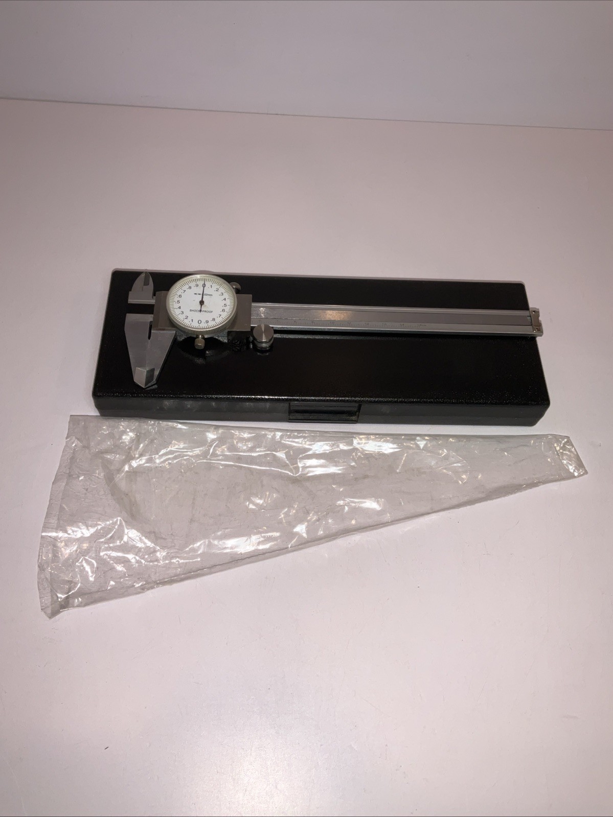 6” 150mm Dial Caliper 0.02mm Shock Proof Stainless Steel w/ Case Metric