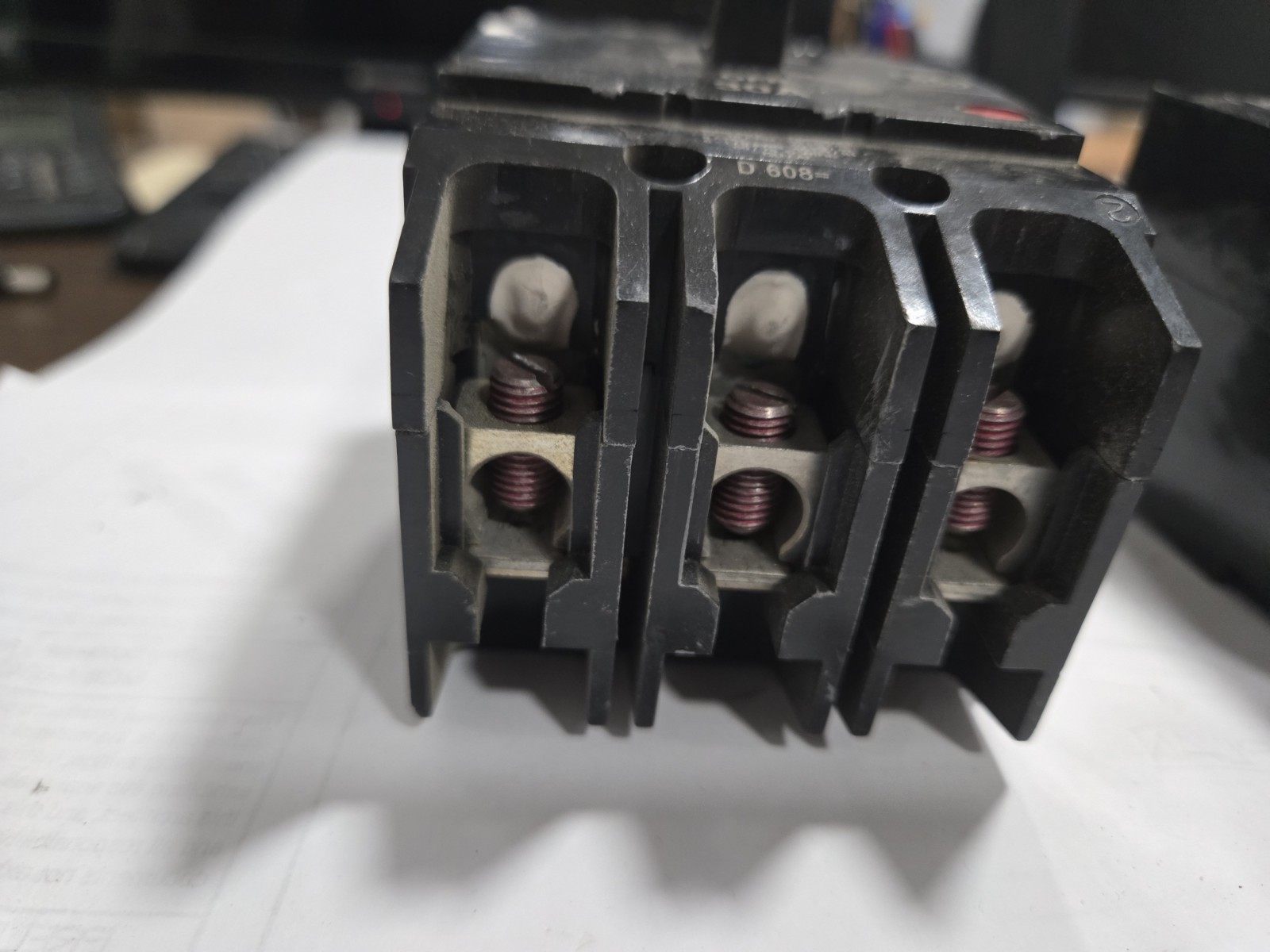 1-GE TEY330 Circuit Breaker 30 Amp Bolt-On 480y/277V