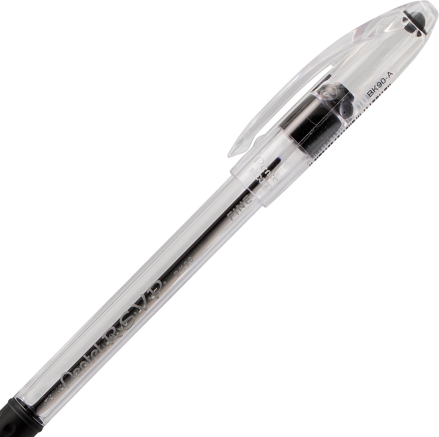 Ergonomic RSVP Ballpoint Pen Set – Black Ink 0.7mm, Pack of 5 for Everyday Use